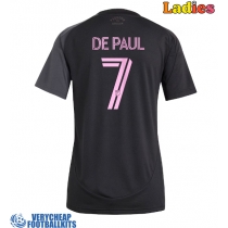 Inter Miami Rodrigo De Paul #7 Replica Away Shirt Ladies 2025-26 Short Sleeve